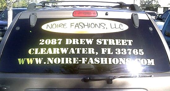 Custom lettering on a vehicle Custom lettering on a vehicle