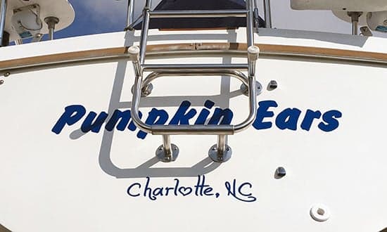 Custom Vinyl Lettering For Boat Name Custom Vinyl Lettering For Boat Name