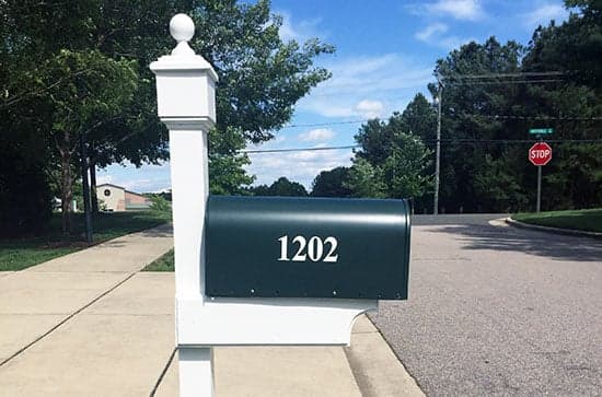 Custom Vinyl Numbers For Mailbox Custom Vinyl Numbers For Mailbox