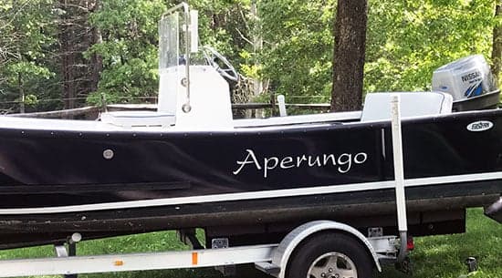 Custom Vinyl Boat Name Custom Vinyl Boat Name