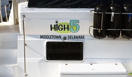 Custom Vinyl Boat Name Custom Vinyl Boat Name