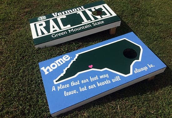 Custom Vinyl Lettering For Cornhole Boards