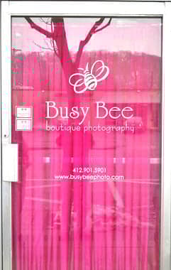 Lettering on a store front window Lettering on a store front window