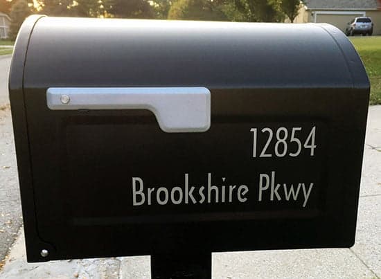 Custom Vinyl Lettering For Mailbox Custom Vinyl Lettering For Mailbox