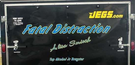 Custom Racing Trailer Lettering Custom Racing Trailer Lettering