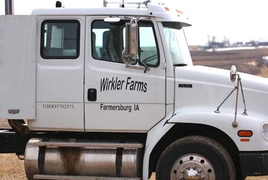 Custom lettering on a Semi Custom lettering on a Semi