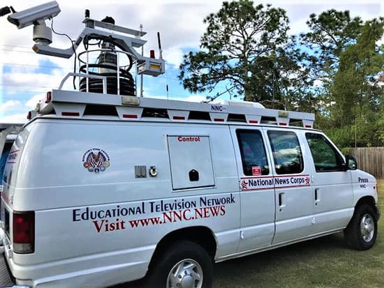 Custom Vinyl Logo For News Van
