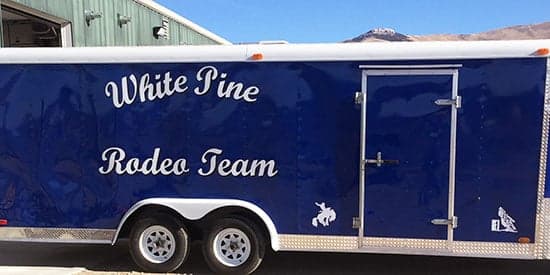 Custom Vinyl Lettering For Trailer