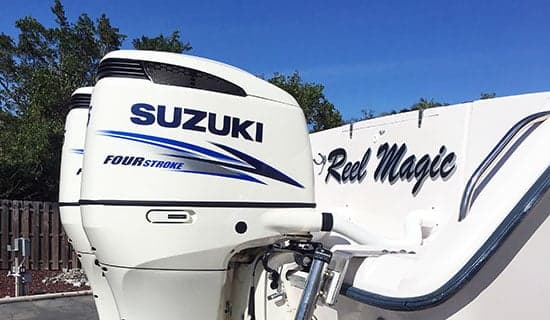 Custom Vinyl Lettering For Boat Name