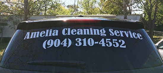 Custom Vinyl Lettering For Vehicle Window