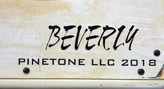Custom Vinyl Logo For Guitar Cabinet