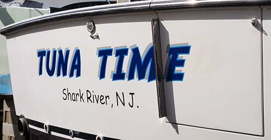 Custom Vinyl Lettering For Boat Transom