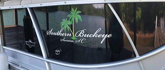 Custom Vinyl Boat Name