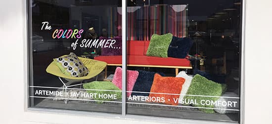 Custom Vinyl Storefront Window Decals