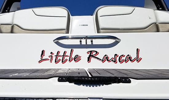 Custom Vinyl Boat Lettering Custom Vinyl Boat Lettering