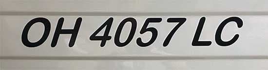 Boat Lettering