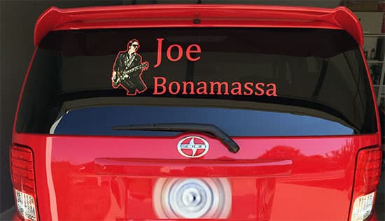 Custom Vinyl Decal For Vehicle Window