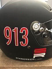 Helmet lettering Helmet lettering