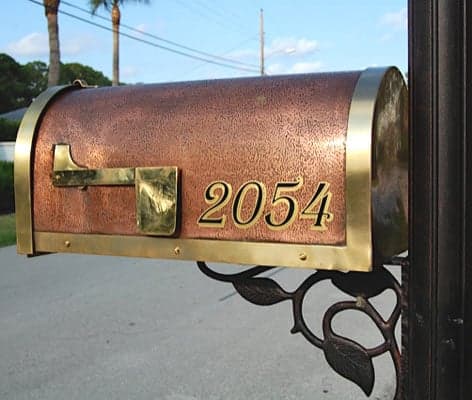 Custom Vinyl Mailbox Numbers