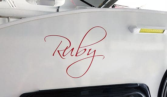 Custom Vinyl Name For Trailer Custom Vinyl Name For Trailer