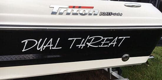 Custom Vinyl Boat Lettering Custom Vinyl Boat Lettering