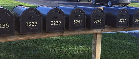 Custom Vinyl Numbers For Mailboxes Custom Vinyl Numbers For Mailboxes