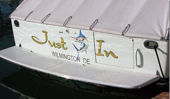 Custom Vinyl Decal For Boat Name Custom Vinyl Decal For Boat Name