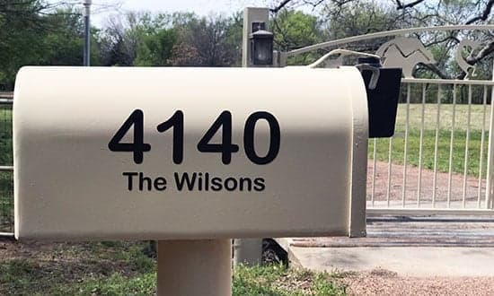 Custom Vinyl Letters and Numbers For Mailbox Custom Vinyl Letters and Numbers For Mailbox