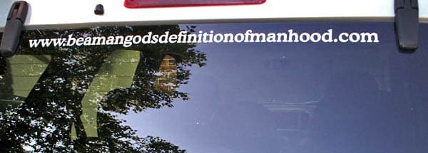 Custom vehicle lettering