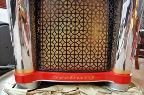 Custom lettering on a jukebox