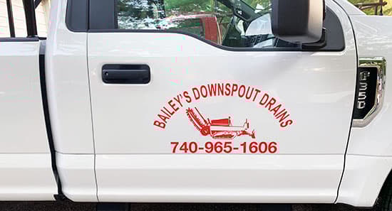 Custom Vinyl Decal For Company Truck