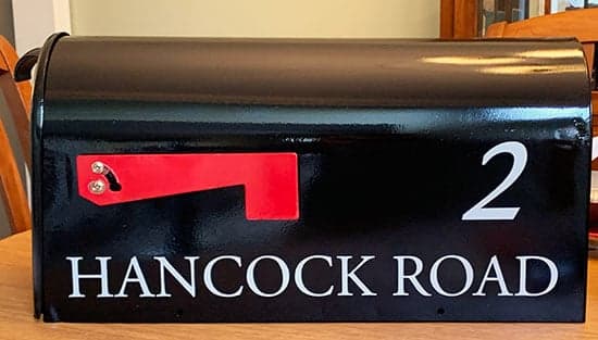 Custom Vinyl Mailbox Lettering Custom Vinyl Mailbox Lettering