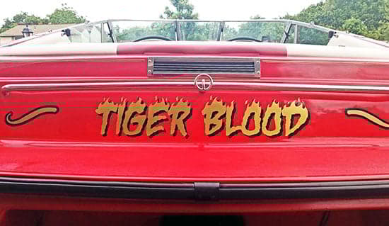 Custom Vinyl Boat Name Custom Vinyl Boat Name