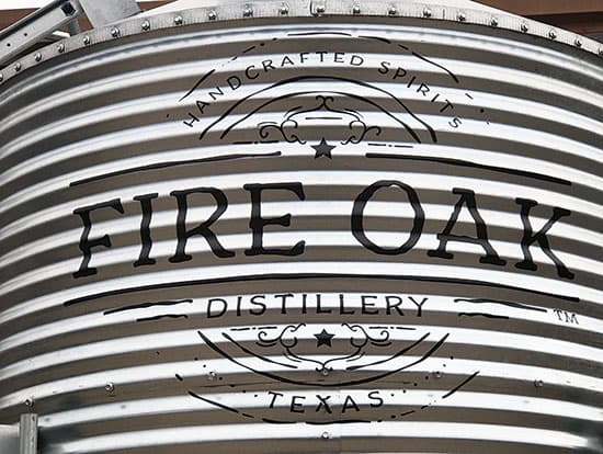 Custom Vinyl Decal At Distillery
