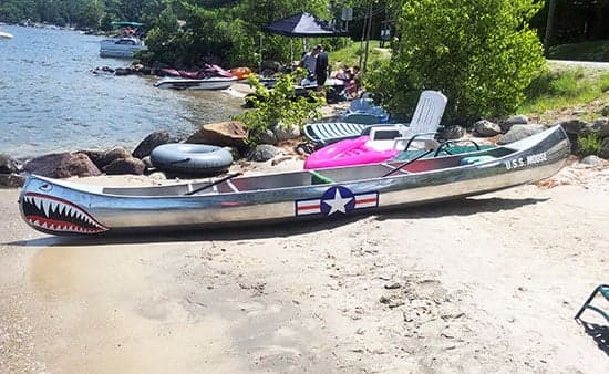 Custom Vinyl Decals For Canoe