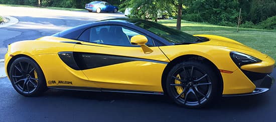 Custom Vinyl Lettering For McLaren Custom Vinyl Lettering For McLaren