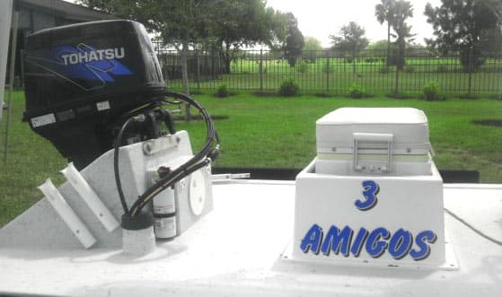 Vinyl Boat lettering