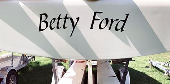 Custom Vinyl Lettering For Boat Name Custom Vinyl Lettering For Boat Name