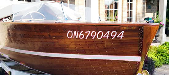 Custom Vinyl Boat Lettering Custom Vinyl Boat Lettering
