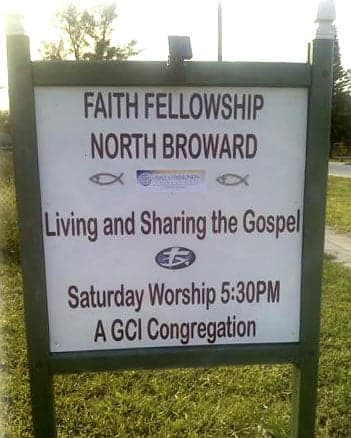 Vinyl lettering on a Church Sign Vinyl lettering on a Church Sign