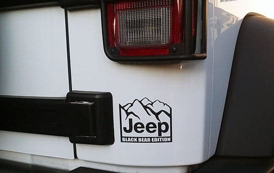 Custom Vinyl Decal For Jeep