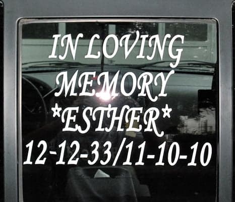 Vinyl window lettering Vinyl window lettering