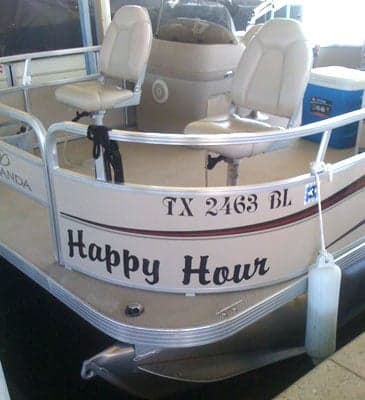 Vinyl boat name and registration number Vinyl boat name and registration number