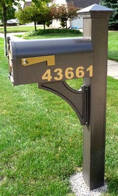 Vinyl Mailbox Numbers Vinyl Mailbox Numbers