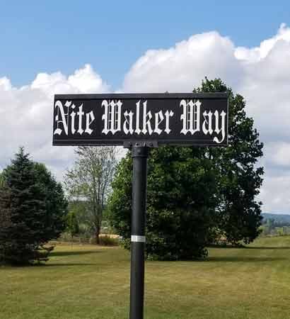 White Sign Letters