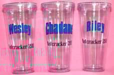 Vinyl name on a tumbler Vinyl name on a tumbler