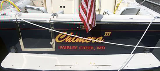 Custom Vinyl Boat Name Custom Vinyl Boat Name