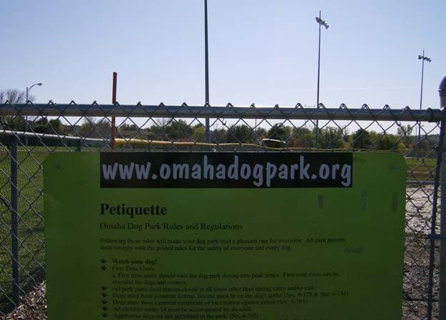 Custom Vinyl Lettering on Park Sign