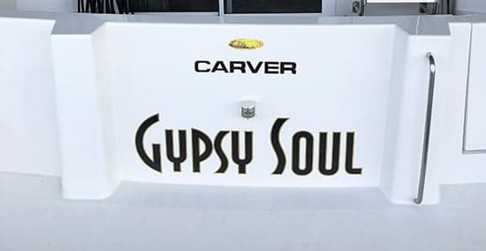 Custom Vinyl Boat Name Custom Vinyl Boat Name