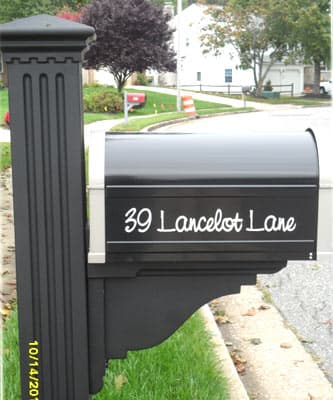 Vinyl mailbox decal Vinyl mailbox decal